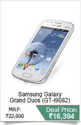 Samsung Galaxy Grand Duos (GT-I9082) with 2 Flip Covers