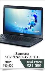 Samsung ATIV NP450R4V-X01TH(Core i5 3rd Gen/4GB/500GB/DOS/2GB Graphics)