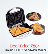 Euroline EL002 Sandwich Maker- 4 Slices