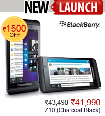 BlackBerry Z10 (Charcoal Black) jusr Rs 41,990