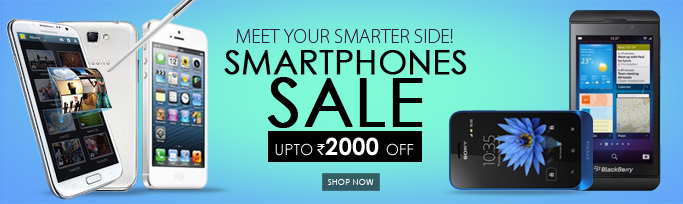 Smartphones Special upto Rs. 2000  off