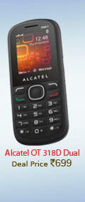 Alcatel OT 318D  Dual SIM Mobile