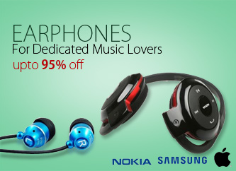 Earphones upto 79% off