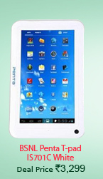 BSNL Penta T-pad IS701C White