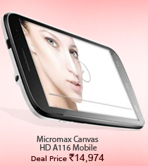 Micromax Canvas HD A116 Mobile