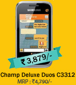 Samsung Champ Deluxe Duos C3312