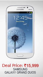 Samsung Galaxy Grand Duos (GT-I9082) with 2 Flip Covers