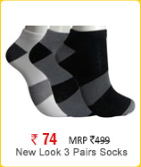 New Look comfort 3 pairs ankle socks (WHICH0010)