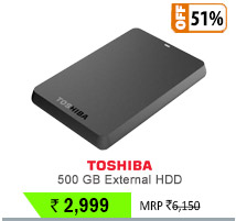 Toshiba Canvio Basic 500 GB External Hard Disk