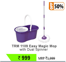 TRM 1109 Easy Magic Mop With Dual Spinner 360 Degree Rotating