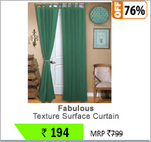 Fabulous Texture Surface Loop Curtain