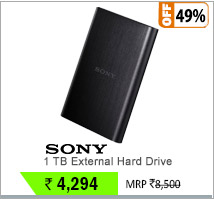 Sony HD-E1 2.5 Inch 1 TB External Hard Drive