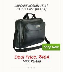 Lapcare Koskin 15.4 Carry Case (Black)