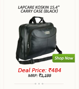 Lapcare Koskin 15.4 Carry Case (Black)