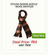 Stylish Design Acrylic Wool Muffler