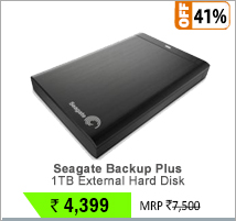 Seagate Backup Plus 1TB External Hard Disk