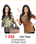 Charismatic Printed Kurti (Combo of 2)