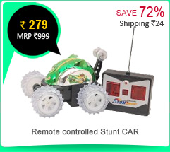 Remote controlled Stunt CAR