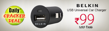 BELKIN Micro USB Universal Car Charger Rs. 99