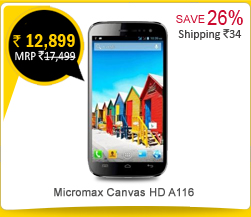 Micromax Canvas HD A116