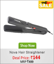 Nova 522 Ceramic Hair Straightener rs. 144