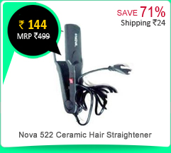 Nova 522 Ceramic Hair Straightener