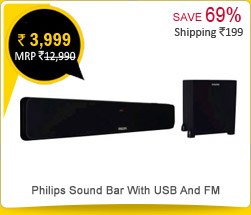 Philips Sound Bar DSP475U With USB And FM