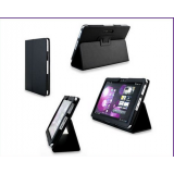 Black Leather Case Cover POUCH for Samsung Galaxy Tab 10.1 inch P7510 P7500