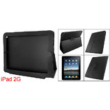 Black Faux Leather Protective Case Pouch for Apple iPad 2G iPad 2