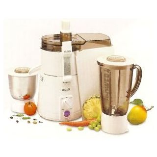 Sujata Powermatic+ Juicer/Mixer JUICER MIXER GRINDER 800 WATTAS 2 JAR - BALL BEARING MOTOR