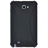 Amzer Silicone Skin Jelly Case - Black for Samsung Galaxy Note