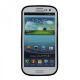 COOL SOFT SILICONE TPU BLACK BACK COVER CASE FOR SAMSUNG GALAXY S3 SIII I9300