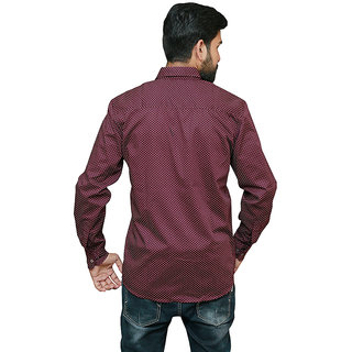 Latest Men NOT A TOY Brown Printed Shirt 2025 at ShopCircuit | ONDC