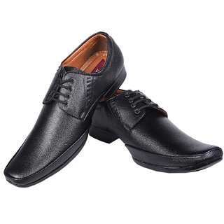 Latest Men Messi Black Lace Up Formals 2025 at ShopCircuit | ONDC