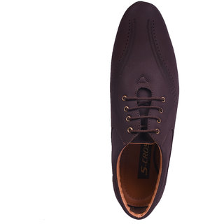 Chic Men Messi Men Brown Lace-up Formal Shoes 2025 at ShopCircuit | ONDC