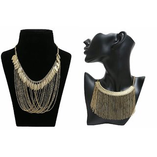 Combo of 2 fashion oxidised necklace - Jewellery Sets | Buy online on ZillyBuy