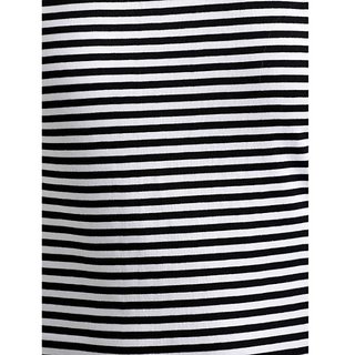 Exclusive Women Women's Black and White Round Neck Sleeveless Striped Bodycon Dress 2025 at Shop