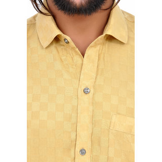 Elegant Men Gloria Golden Slim Fit Cotton Men's Shirt 2025 at ShopCircuit | ONDC