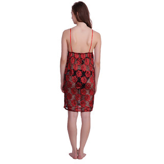 Kismat Fashion Red Sexy & Stylish Babydoll Nighty