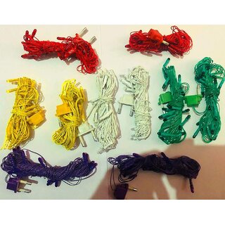 HFK 5 mtr. Pack of 5 Diwali Rise Light Jhalar Assorted colors, - Electricals | Buy online on ZillyBuy