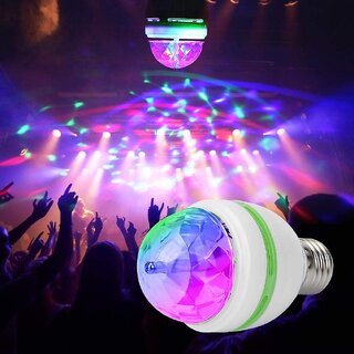 HFK Diwali Colourful Laser Light Disco Party Bulb 360 Rotate For Diwali, - Electricals | Buy online on ZillyBuy