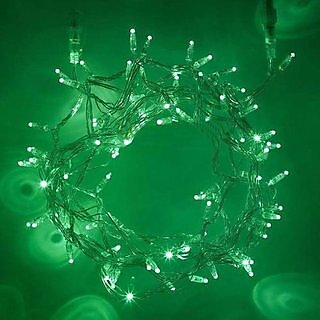 HFK 5 mtr. Pack of 10 Green Diwali Rise Light Jhalar, - Electricals | Buy online on ZillyBuy