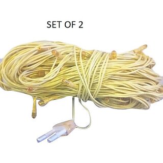 HFK 5 mtr. Pack of 2 Yellow Diwali Rise Light Jhalar, - Electricals | Buy online on ZillyBuy
