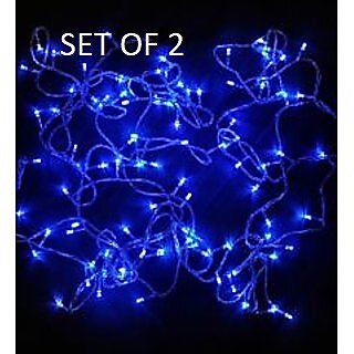 HFK 5 mtr. Pack of 2 Blue Diwali Rise Light Jhalar - Electricals | Buy online on ZillyBuy