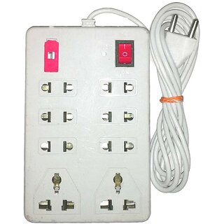 Love4Ride Mini Strip Power Surge Protector Multi Shoket Extension Cord