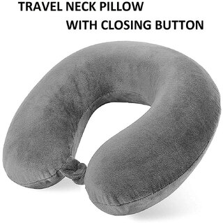 Eastern Club Unisex U-Shaped Neck Rest Pillow for Travel Micro Fibres Soft Cushion (Grey) Eastern Club Unisex U-Shaped Neck Rest Pillow for Travel Micro Fibres Soft Cushion (Grey)