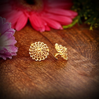 Vighnaharta Traditional Daily Wear Gold Plated Alloy Stud Earring For Women And Girls - Earrings | Buy online on ZillyBuy