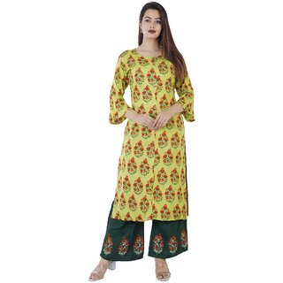 Sophisticated Women green palazoset 2025 at ShopCircuit | ONDC