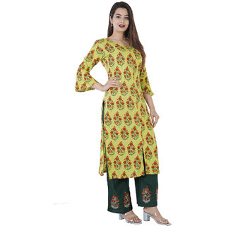 Sophisticated Women green palazoset 2025 at ShopCircuit | ONDC