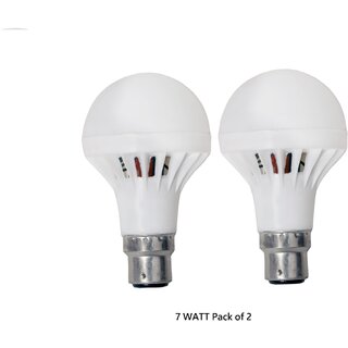 7 Watt Pack of 2 Led Bulb (6 months warranty), - Electricals | Buy online on ZillyBuy